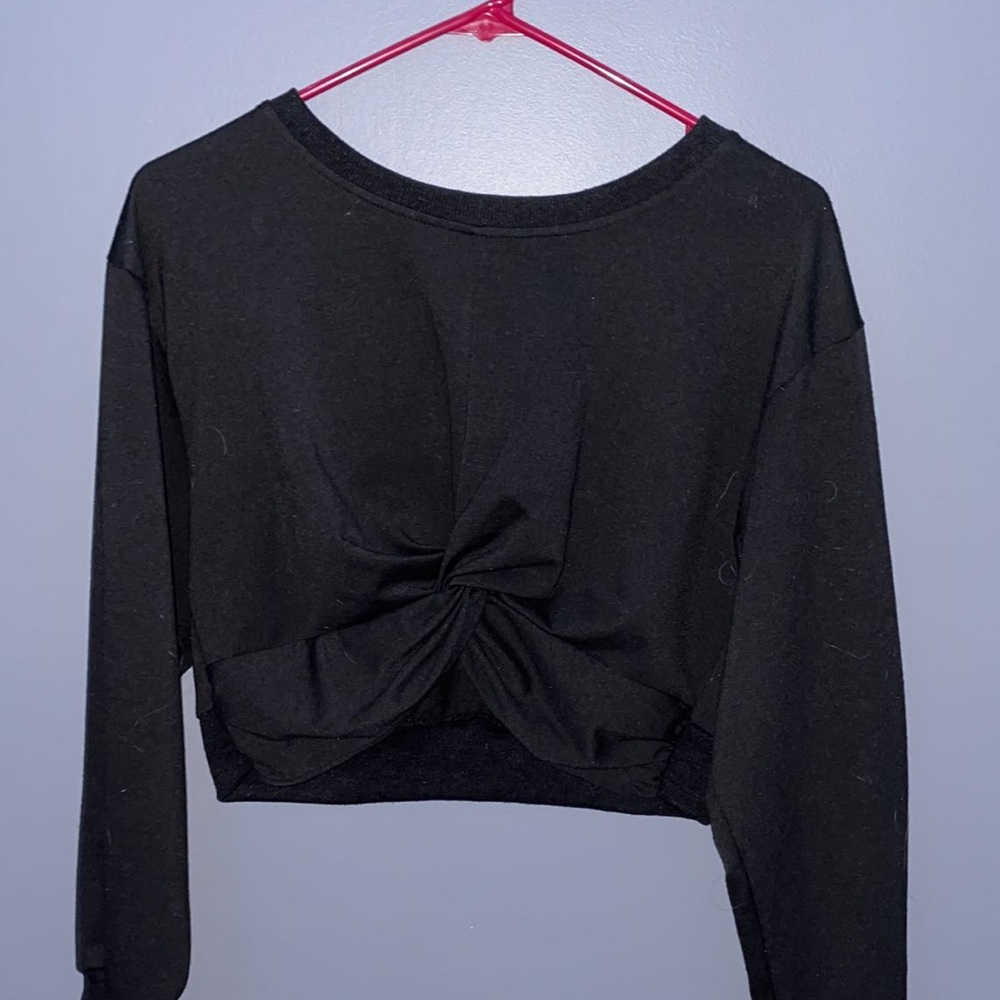 Cropped sweatshirt